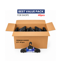 Vilera — Premium Hanger Pack of 6 | Durable Clothes Hangers CTN 40PCS