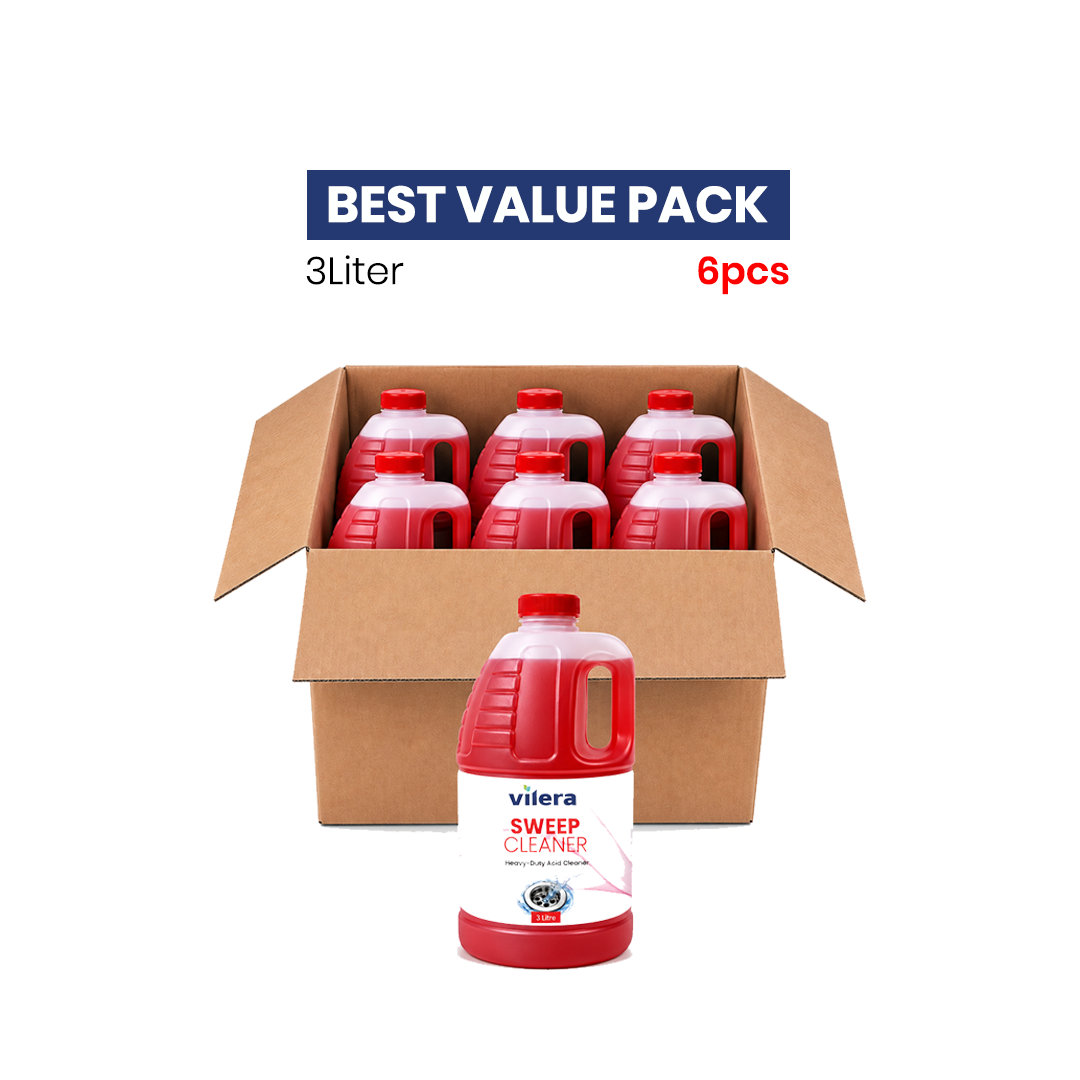 Vilera — Sweep Cleaner 3 Litre CTN 6PCS | Bulk Floor & Surface Cleaning Solution